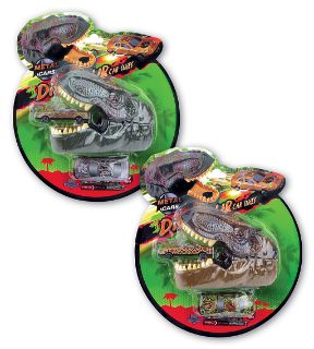 Obrázek z Dino hlava s vystřelovacími auty, 26cm 